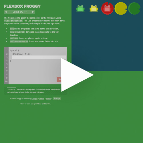 Small Image for Flexbox Froggy Video